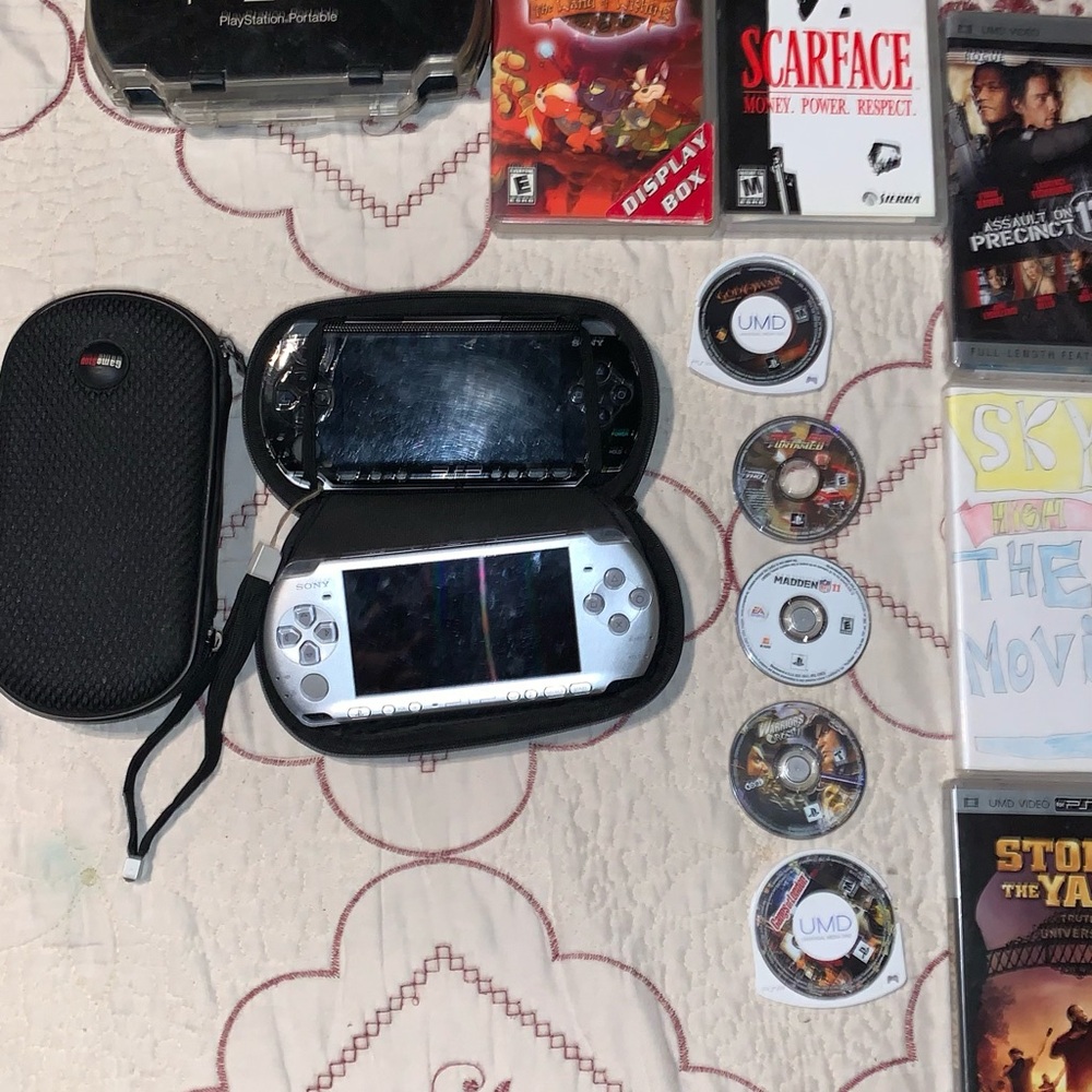 Sony PSP Bundle with Games and Accessories